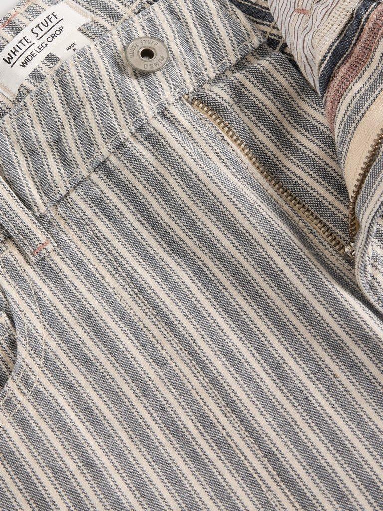 Tia Wide Leg Jean Crop in NAT MLT - FLAT DETAIL
