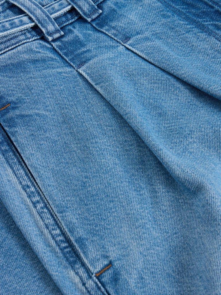 Sasha Wide Full Leg Jean in LGT DENIM - FLAT DETAIL