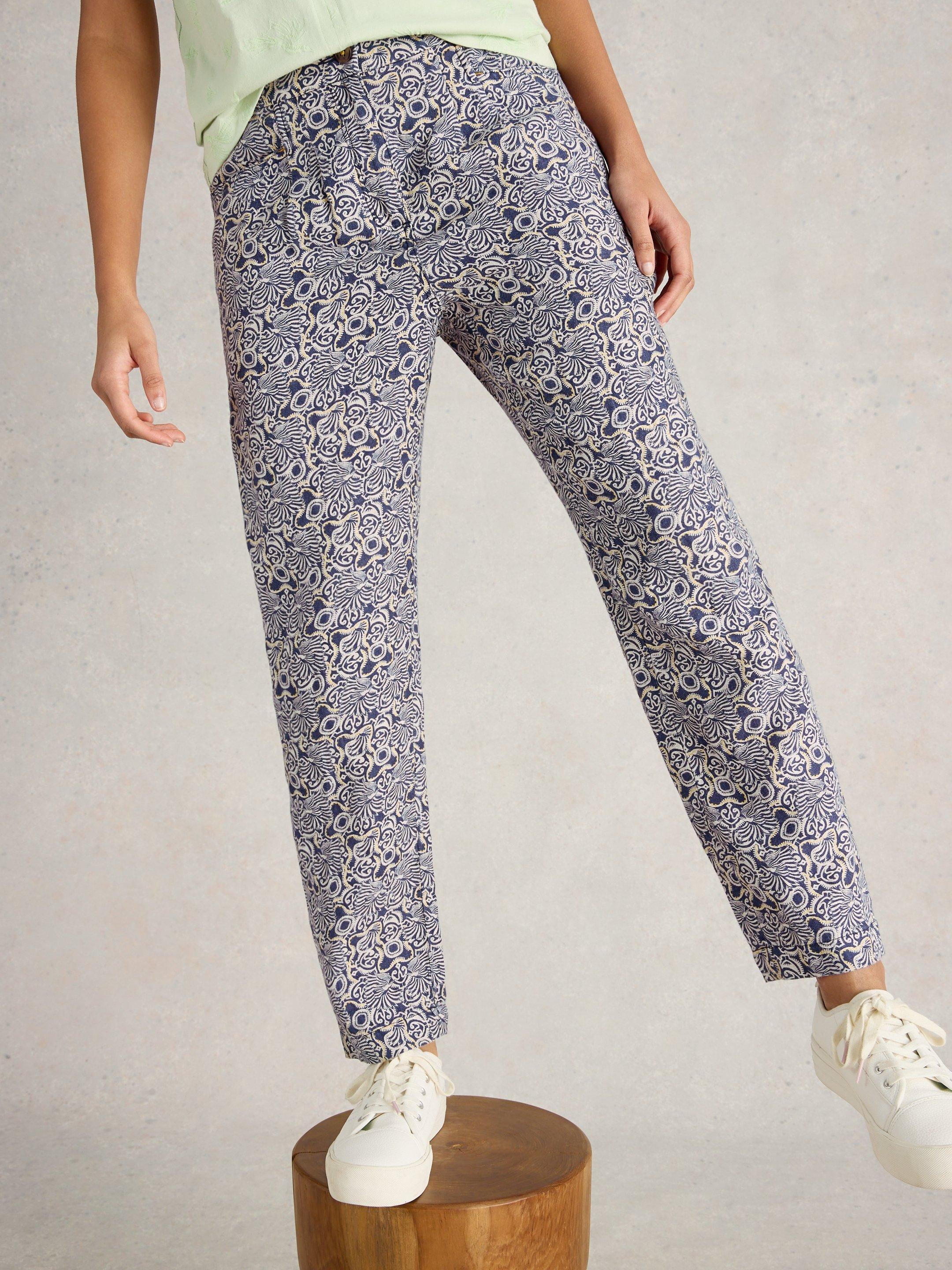 Rowena Linen Full Length Trouser