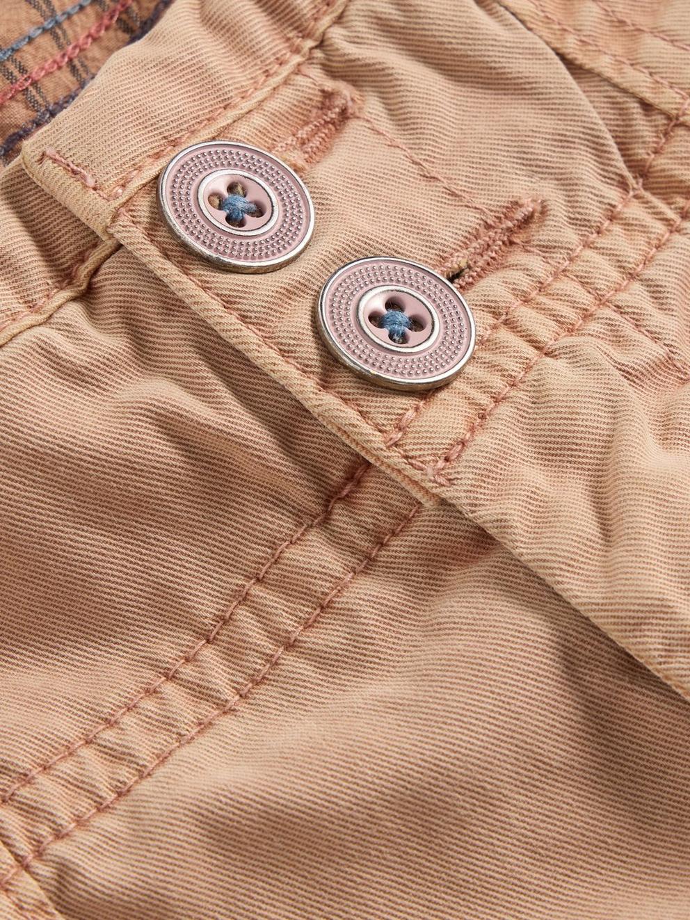 Blaire Crop Trouser in DK NAT - FLAT DETAIL