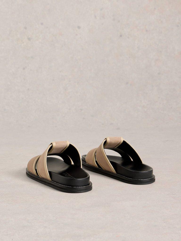 Ziggy Slider Footbed in LGT NAT - FLAT BACK