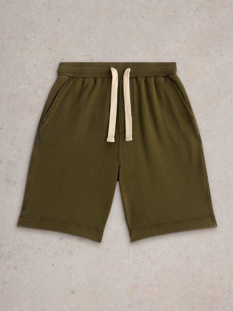 Brampton Jersey Short in KHAKI GRN - FLAT FRONT