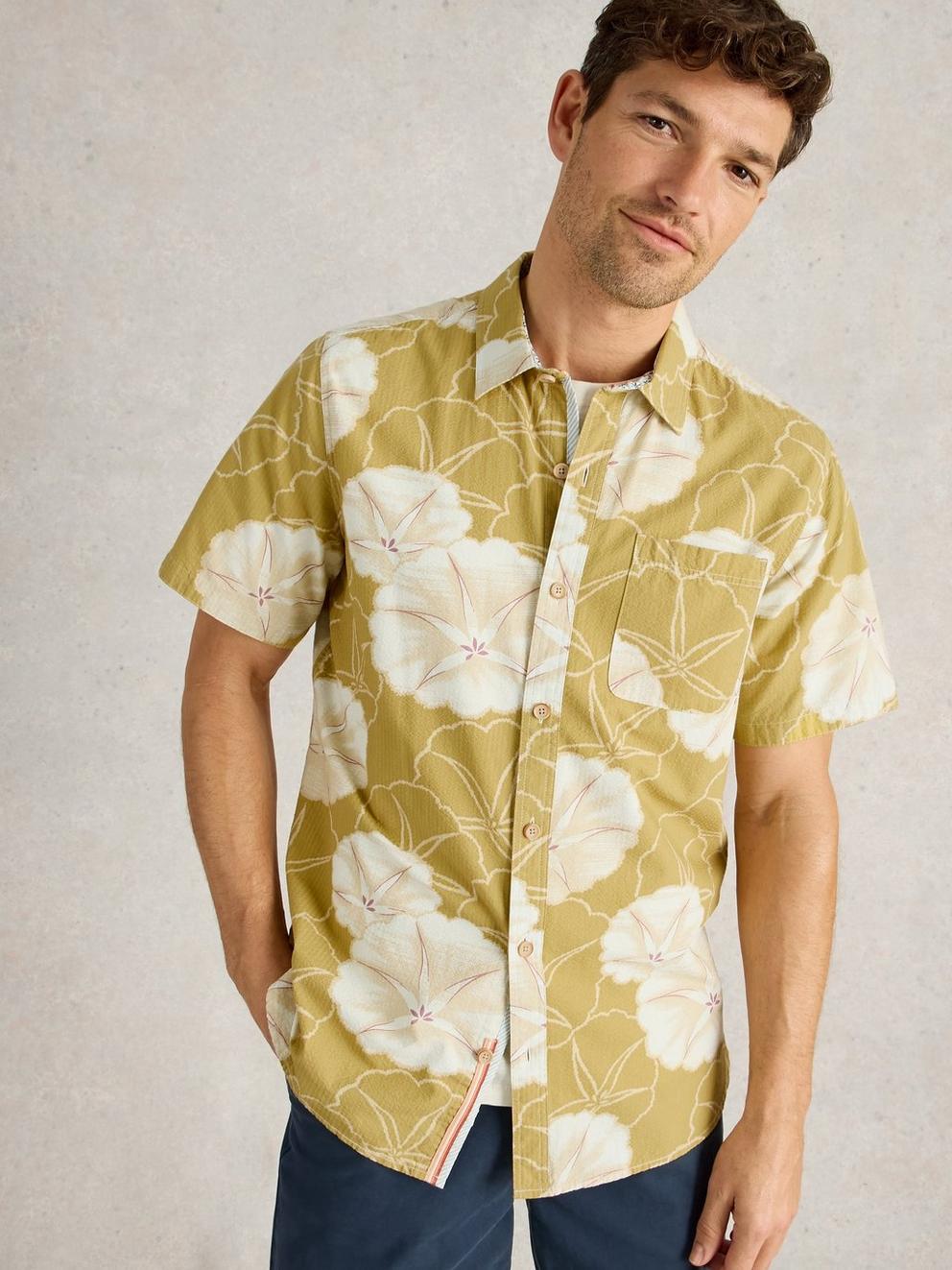Finsbury Floral Printed Shirt in GREEN PR - LIFESTYLE