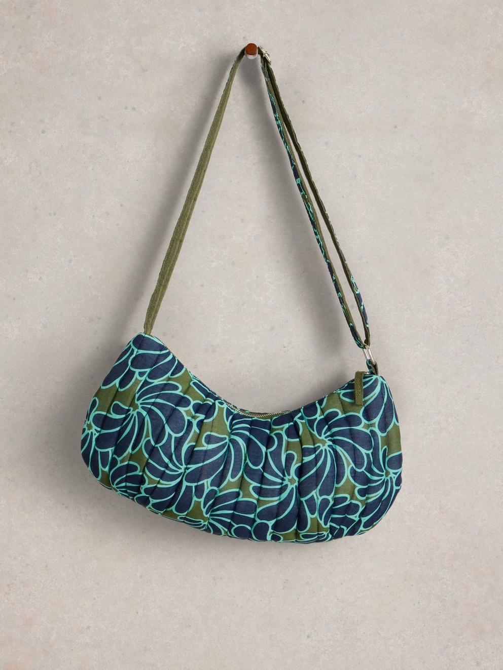Zoe Print Slingbag in BLUE PR - FLAT FRONT