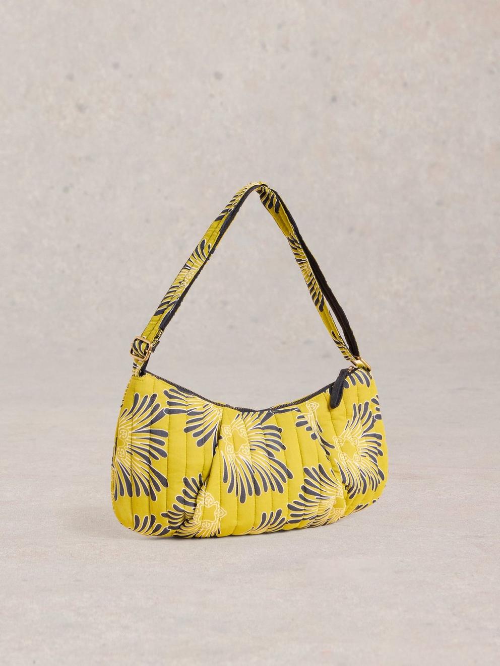 Zoe Print Slingbag in YELLOW PR - FLAT BACK