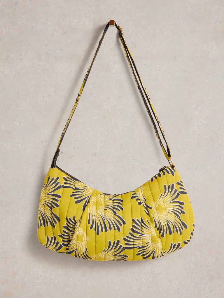 Zoe Print Slingbag in YELLOW PR - FLAT FRONT