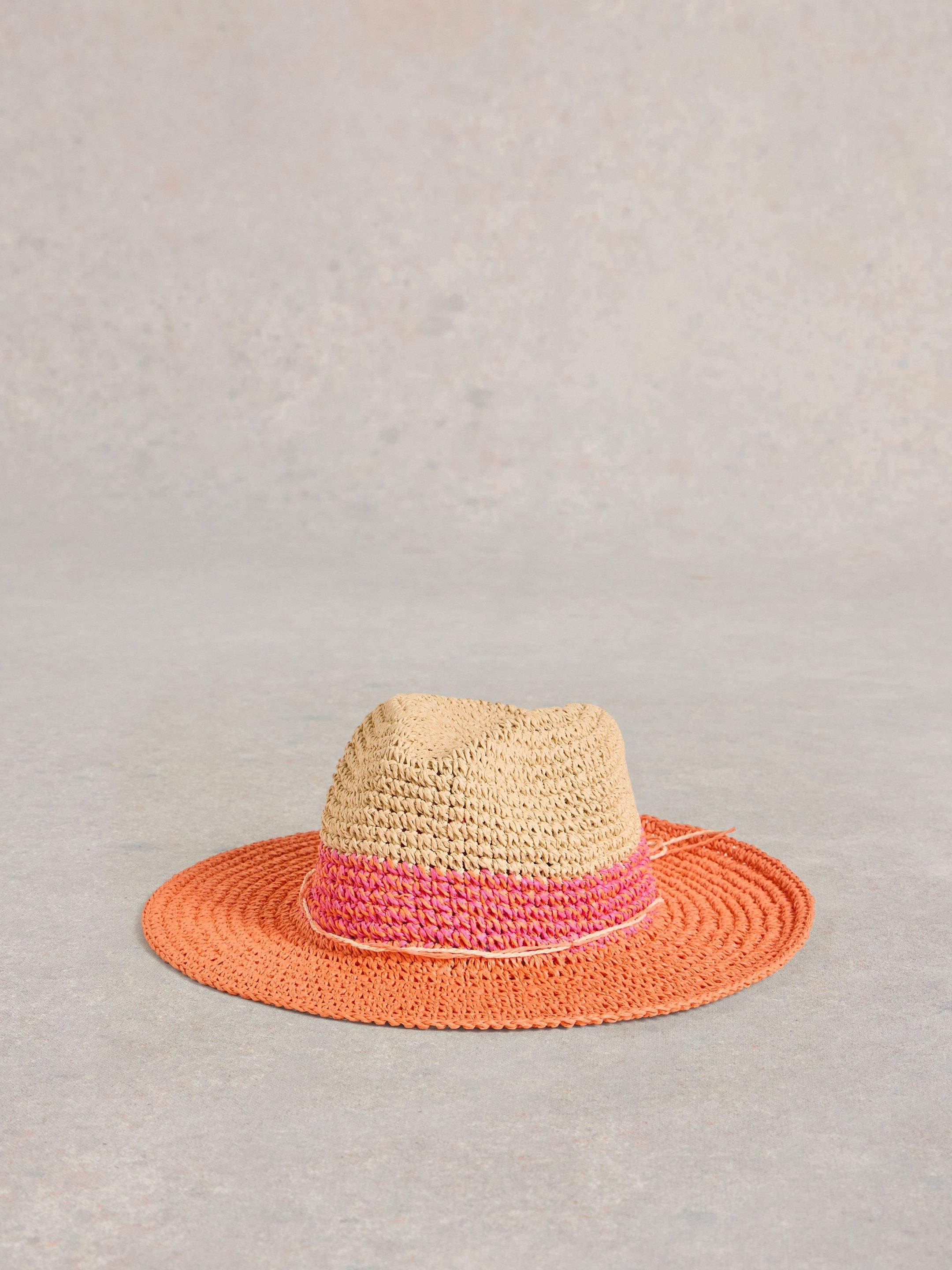 Colour Block Fedora