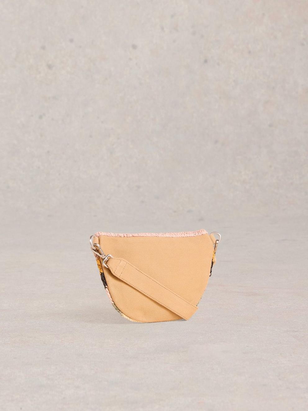 Mini Sebby Crochet Bag in NAT MLT - FLAT BACK