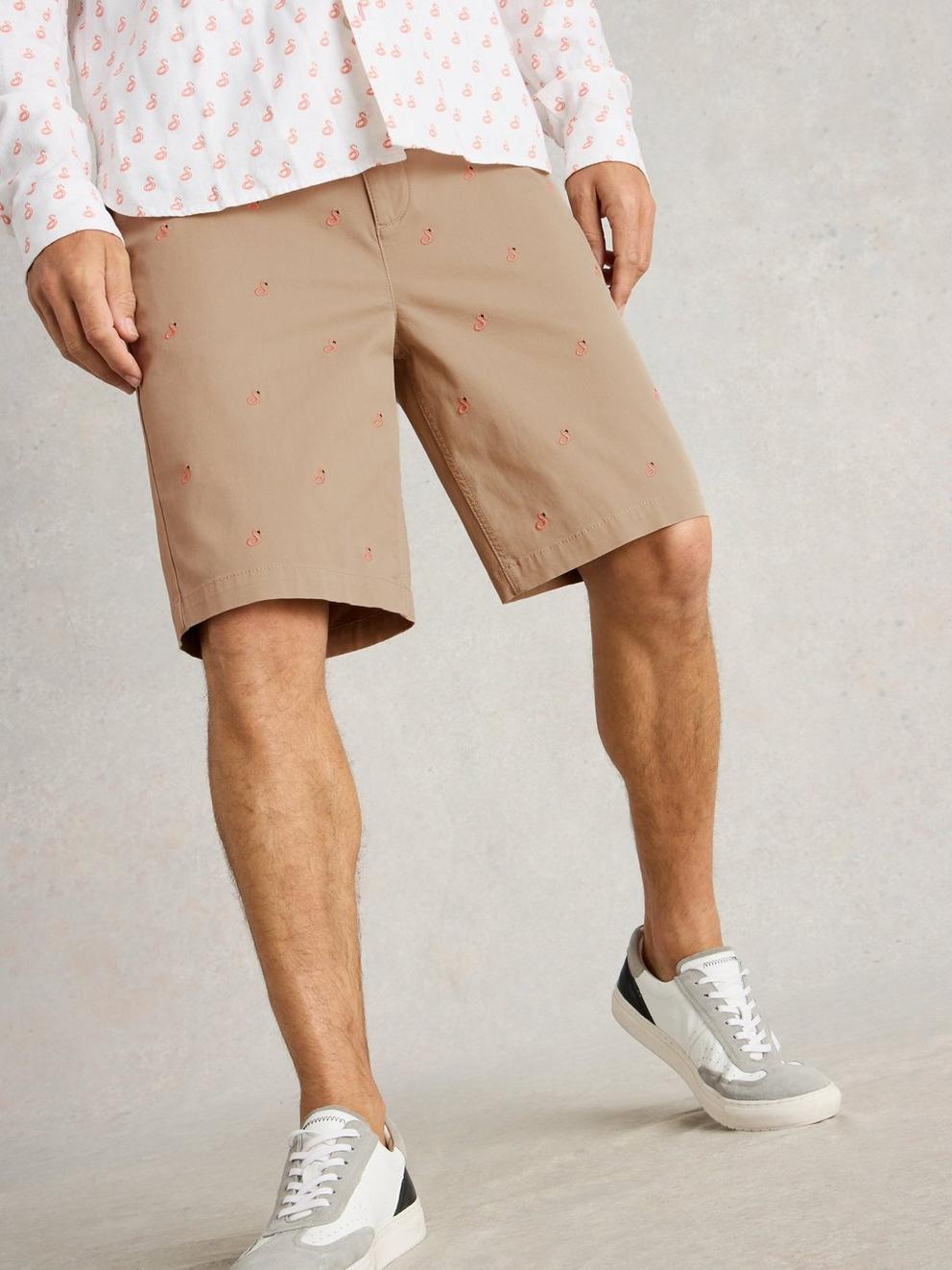 Flamingo Chino Short in NAT PR - LIFESTYLE