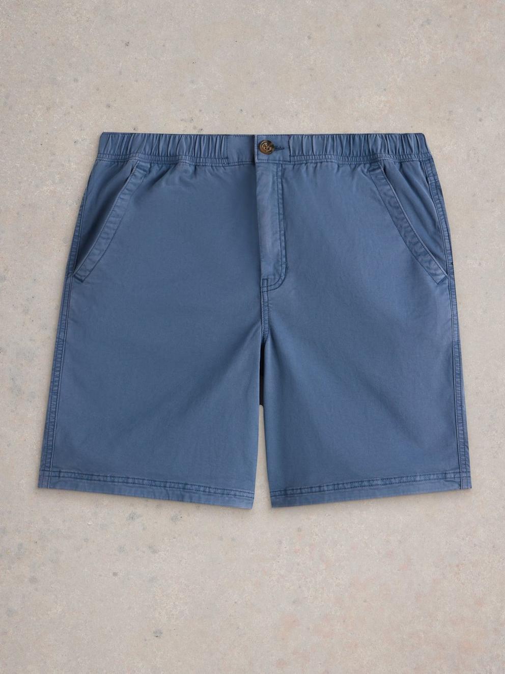 Sutton Drawstring Short in DARK NAVY - FLAT FRONT