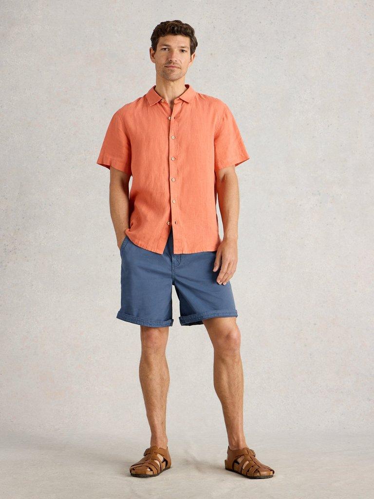 Sutton Drawstring Short in DARK NAVY - MODEL FRONT