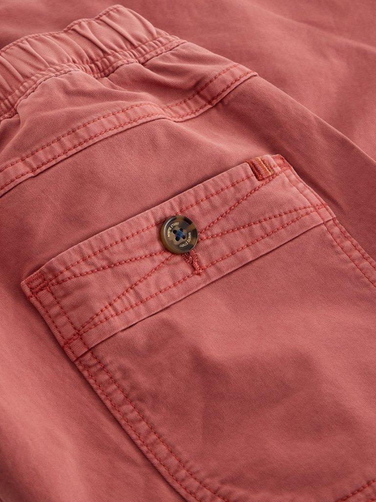 Sutton Drawstring Short in DEEP PINK - FLAT DETAIL