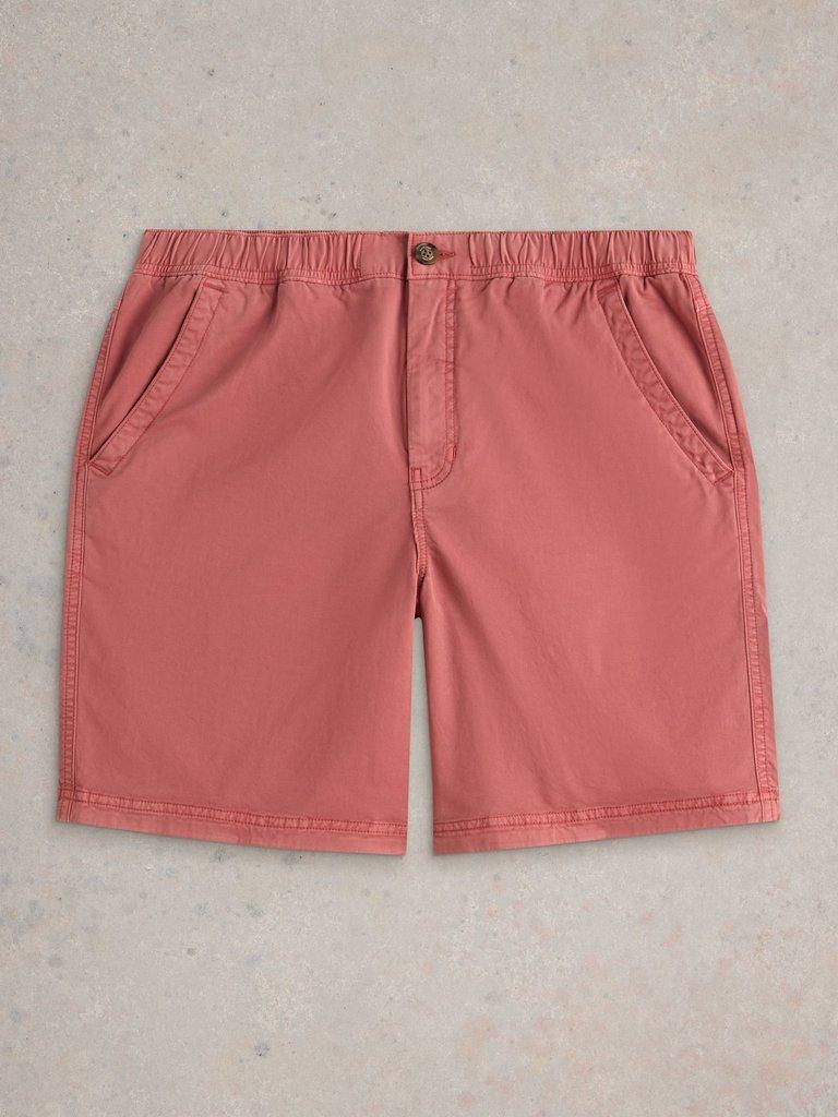 Sutton Drawstring Short in DEEP PINK - FLAT FRONT