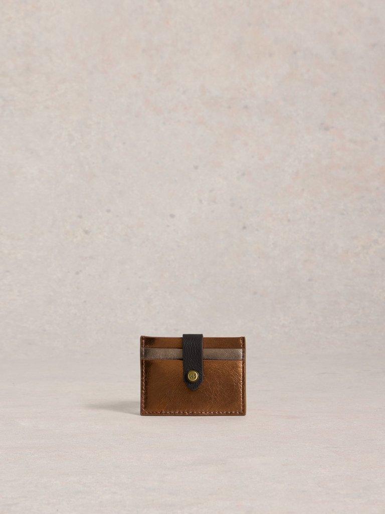 Cari Cardholder in MIXED MET - FLAT FRONT