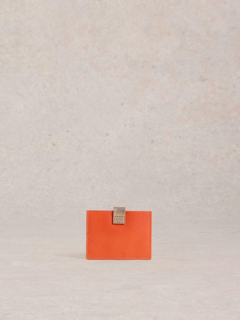 Cari Cardholder in ORANGE MLT - FLAT BACK
