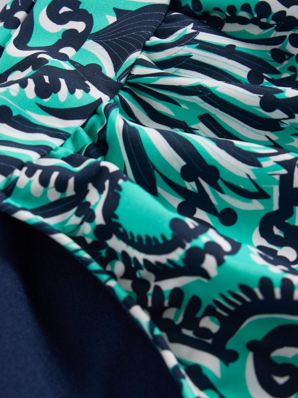 Valley Swimsuit in BLUE MLT - FLAT DETAIL