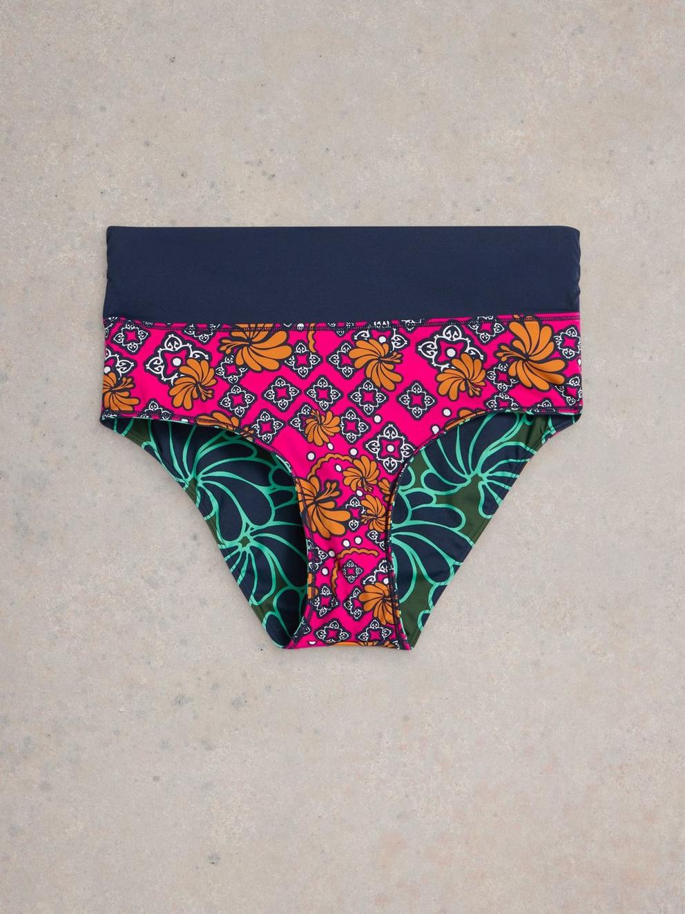 Fold Down Reversible Bottom in GREEN MLT - FLAT BACK