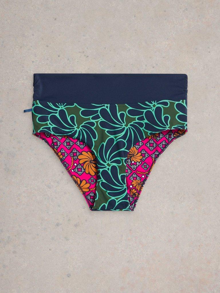 Fold Down Reversible Bottom in GREEN MLT - FLAT FRONT