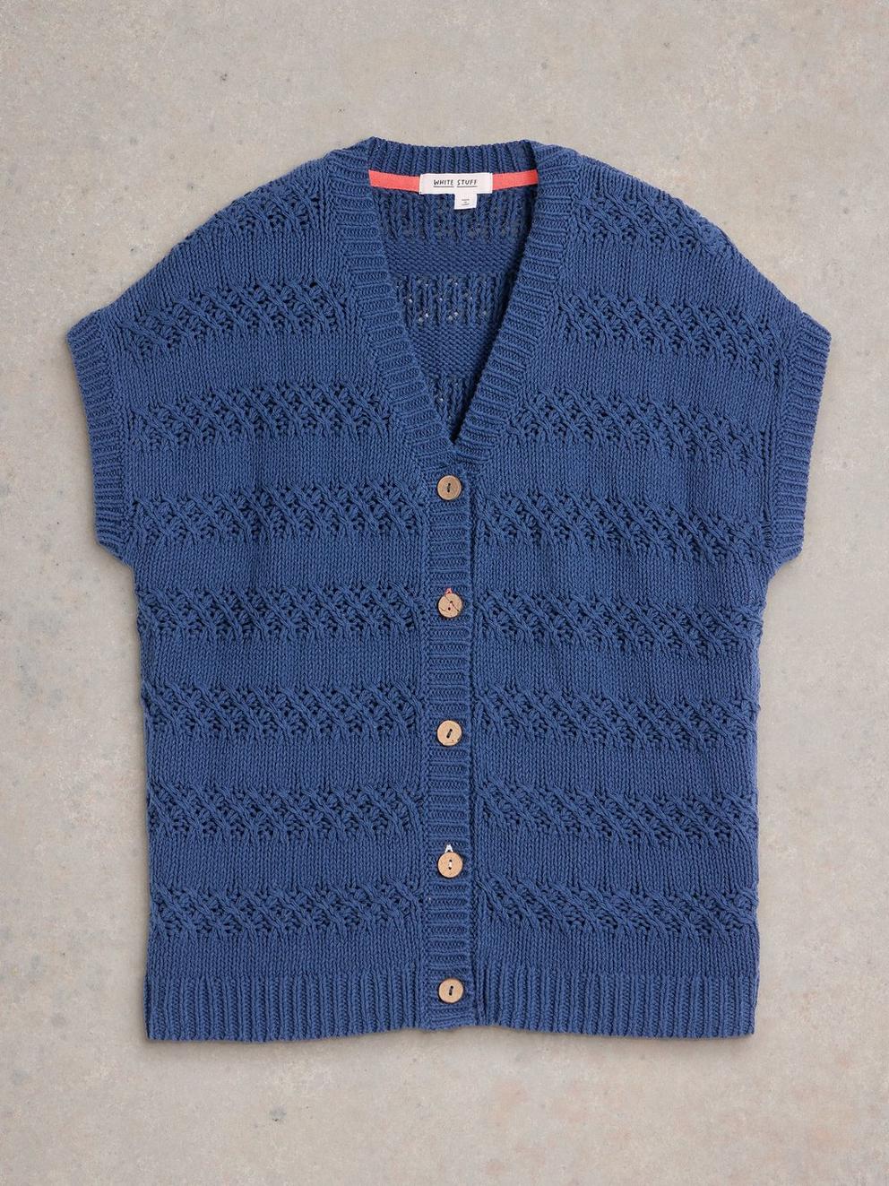 TESSA TANK in FR NAVY - FLAT FRONT