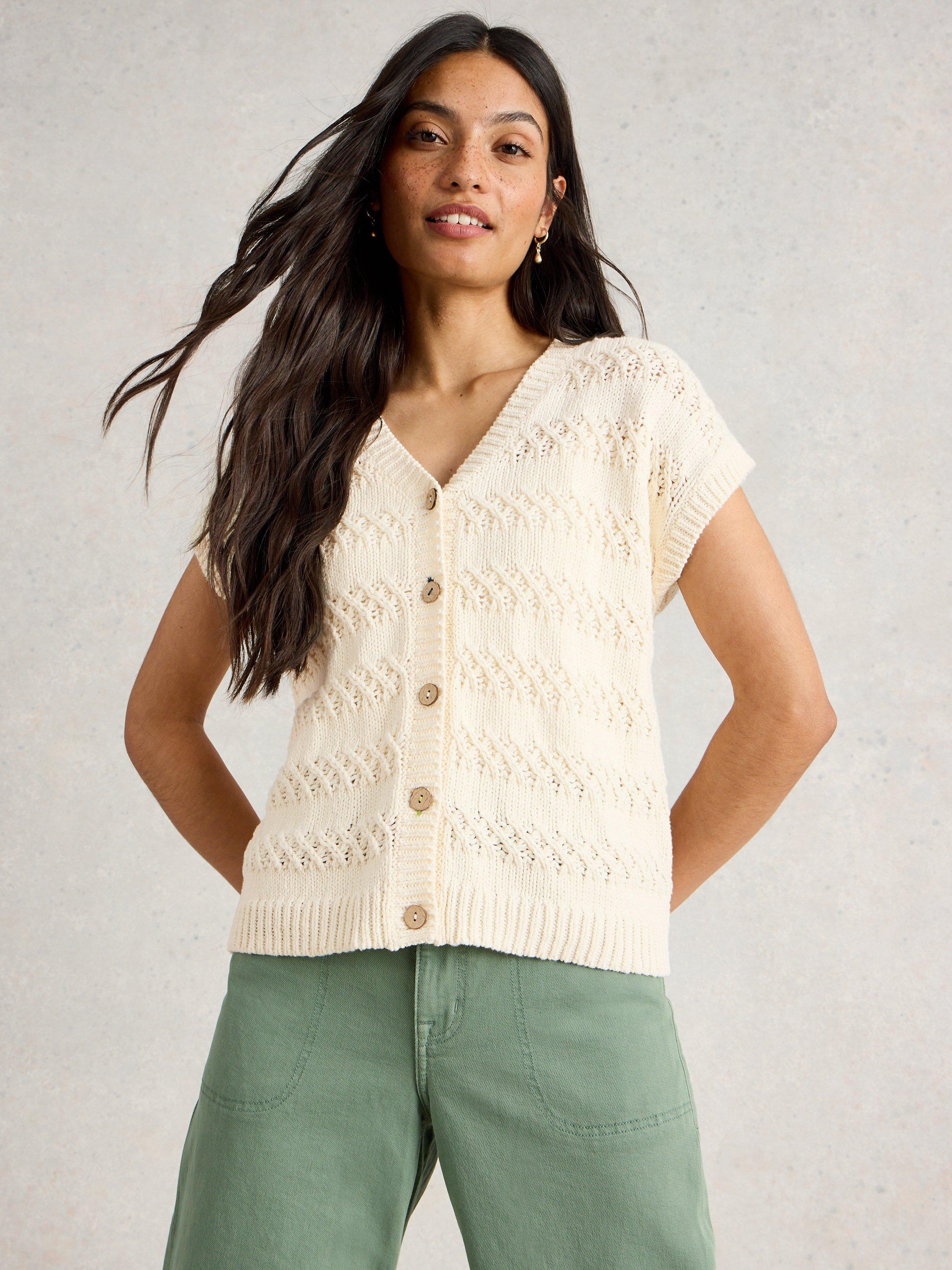 TESSA TANK in PALE IVORY | White Stuff