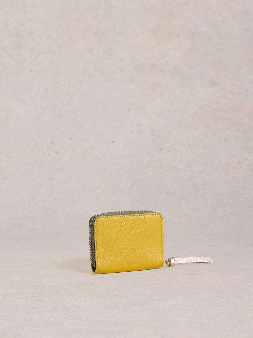 Cerys Zip Purse in MID CHART - FLAT BACK