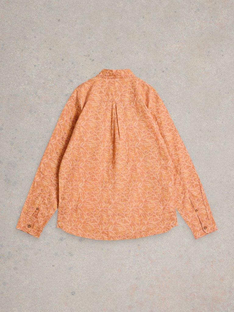 LS Seaweed Printed Shirt in PINK PR - FLAT BACK