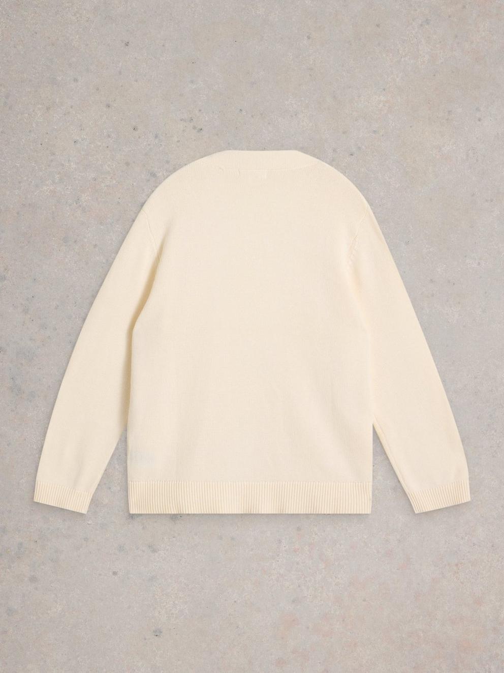 TATIA CARDI in PALE IVORY - FLAT BACK