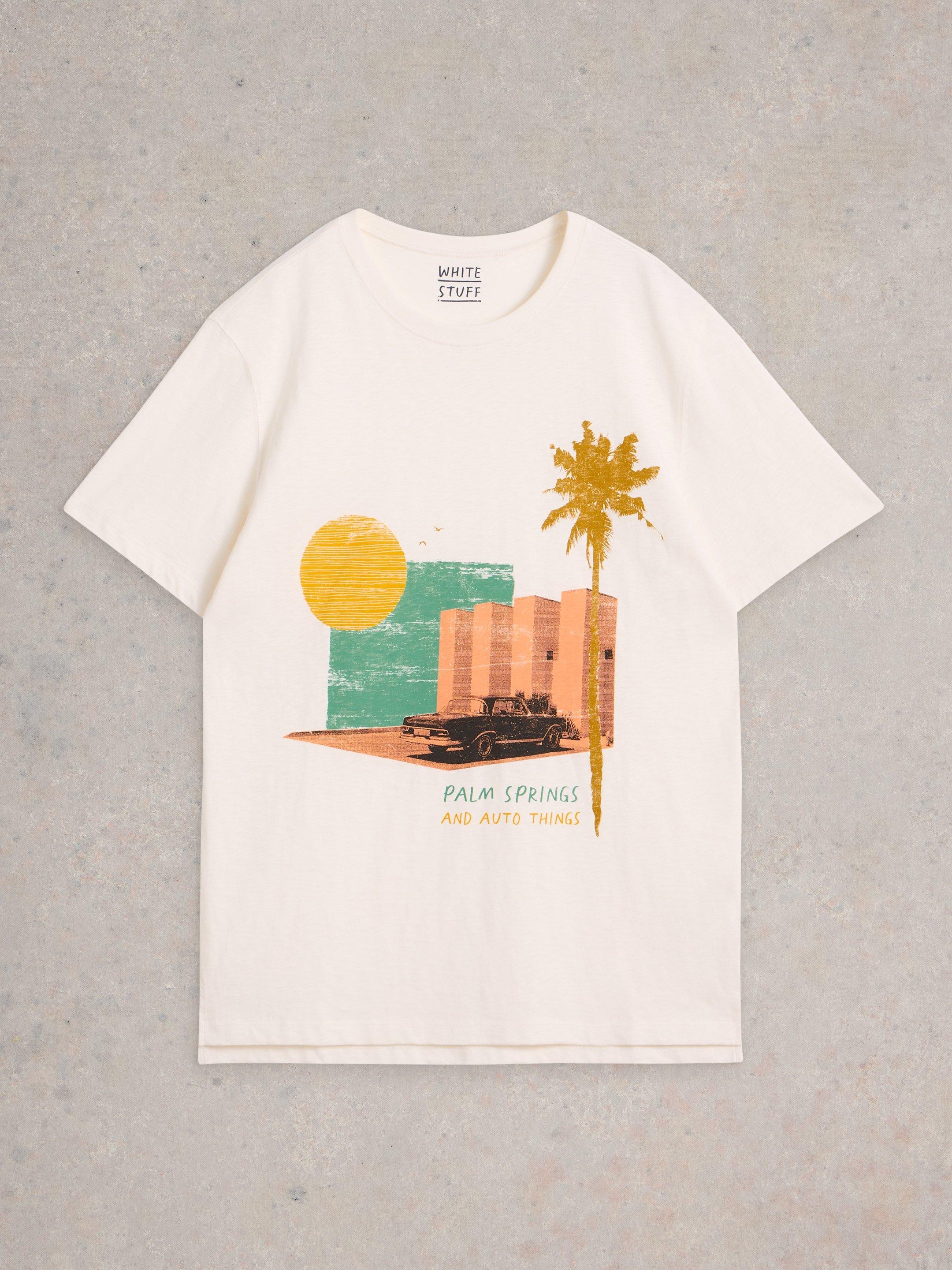 Palm Springs Crew Neck Graphic Tee