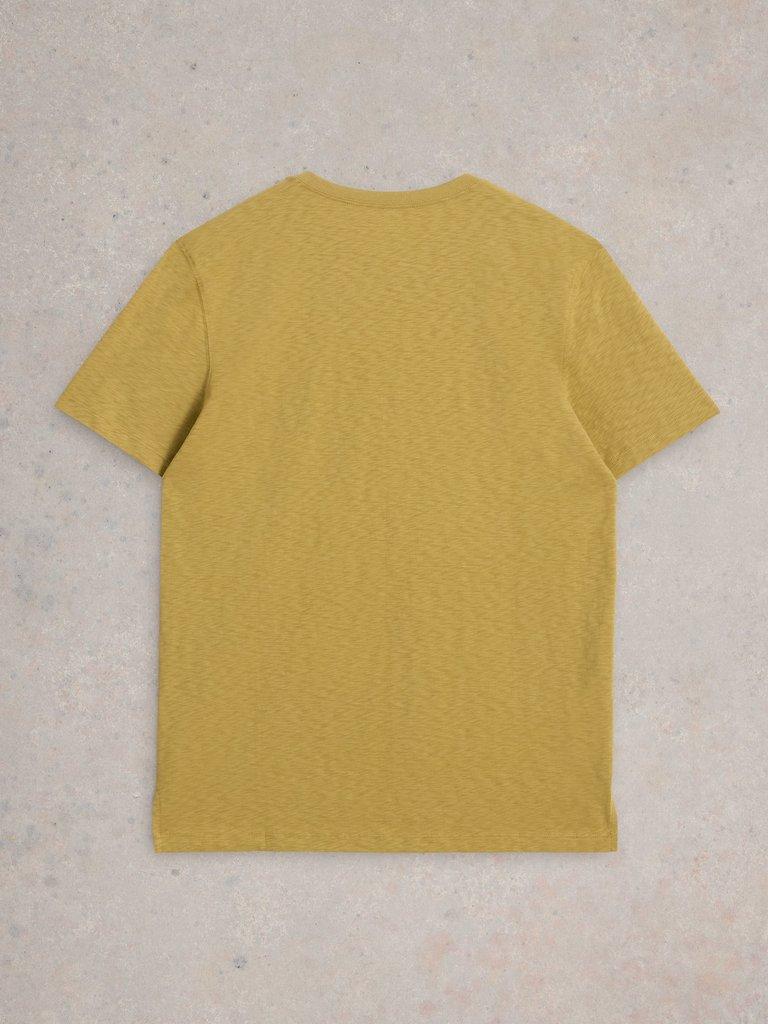 Holiday Bike Graphic Tee in KHAKI GRN - FLAT BACK