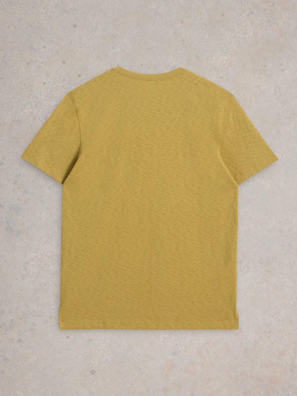 Holiday Bike Graphic Tee in KHAKI GRN - FLAT BACK