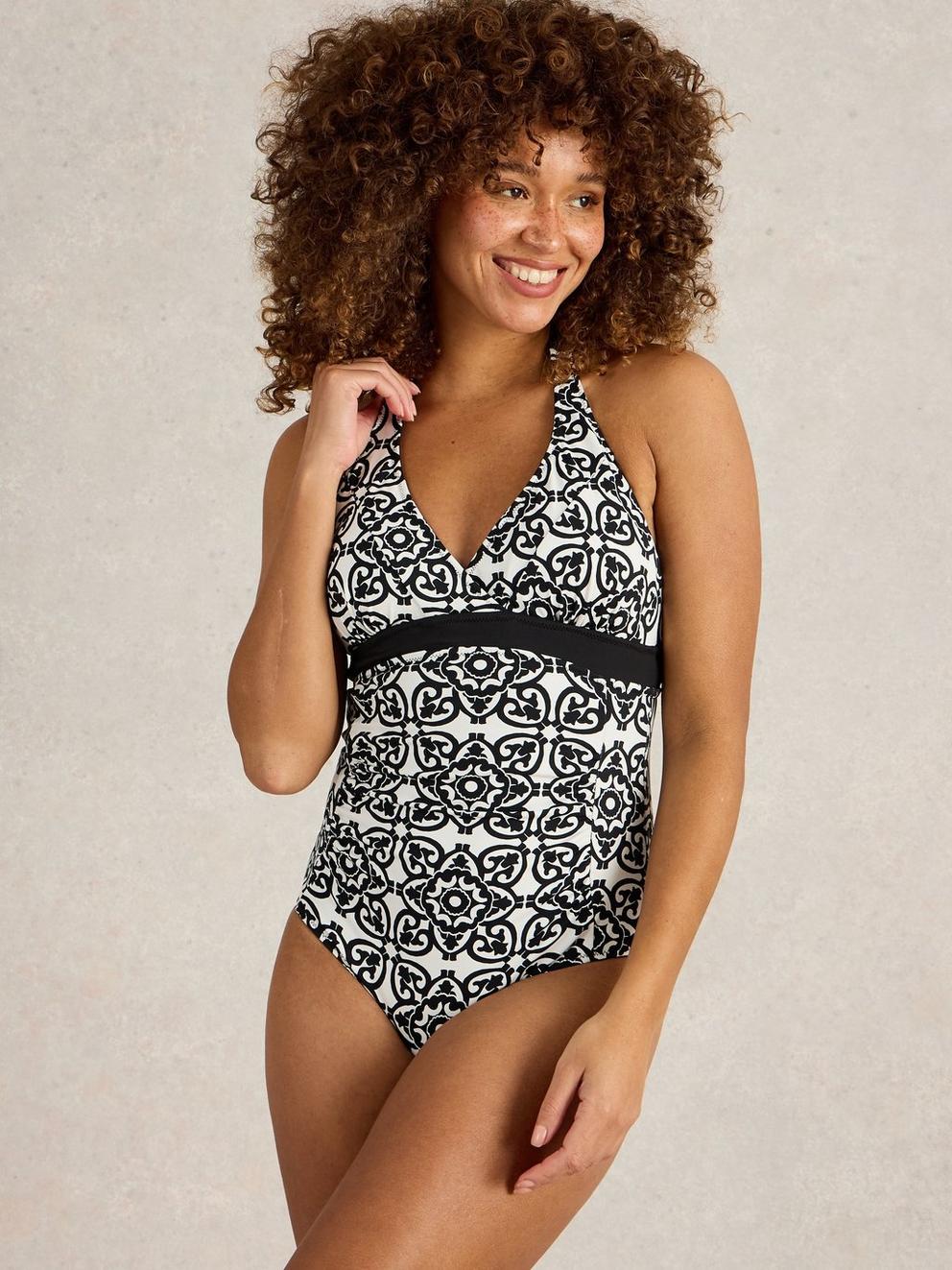 Reversible Sunshine Swimsuit in BLK MLT - LIFESTYLE