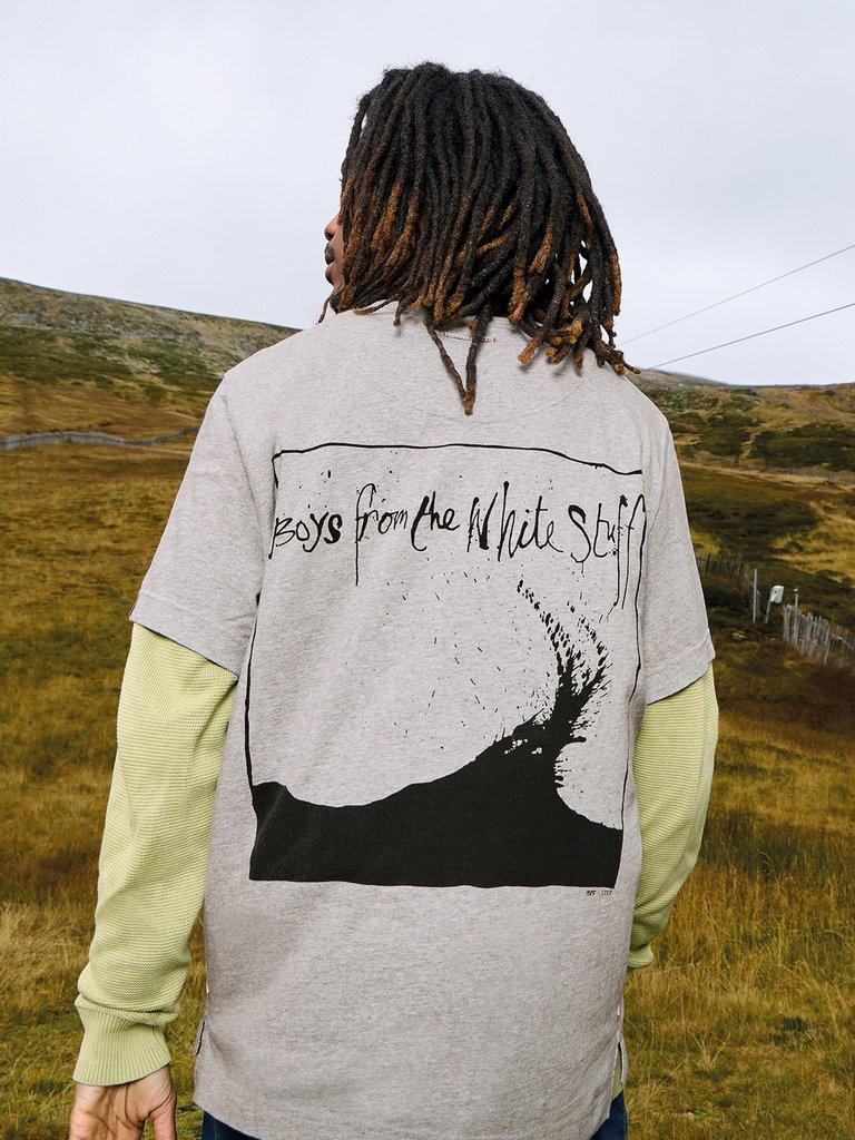 Rewind Graphic Tee in GREY PR - LIFESTYLE