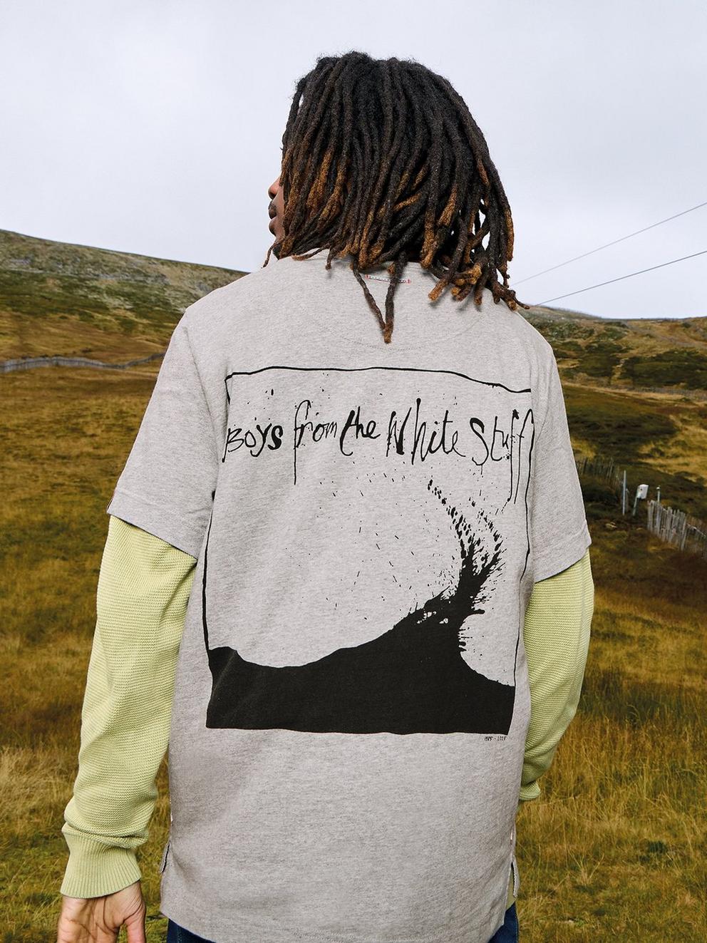 Rewind Graphic Tee in GREY PR - LIFESTYLE