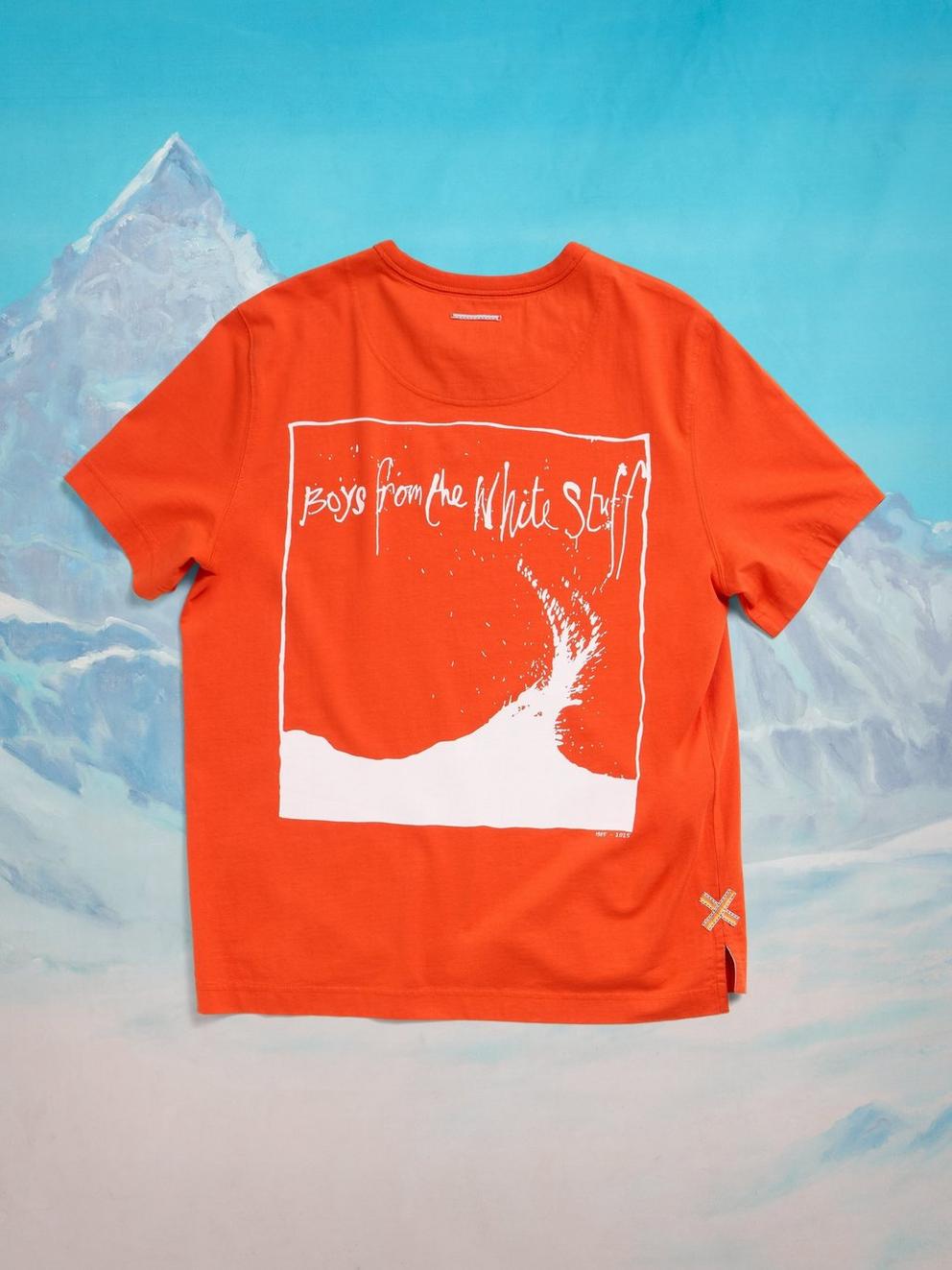 Rewind Graphic Tee in RED PR - FLAT FRONT