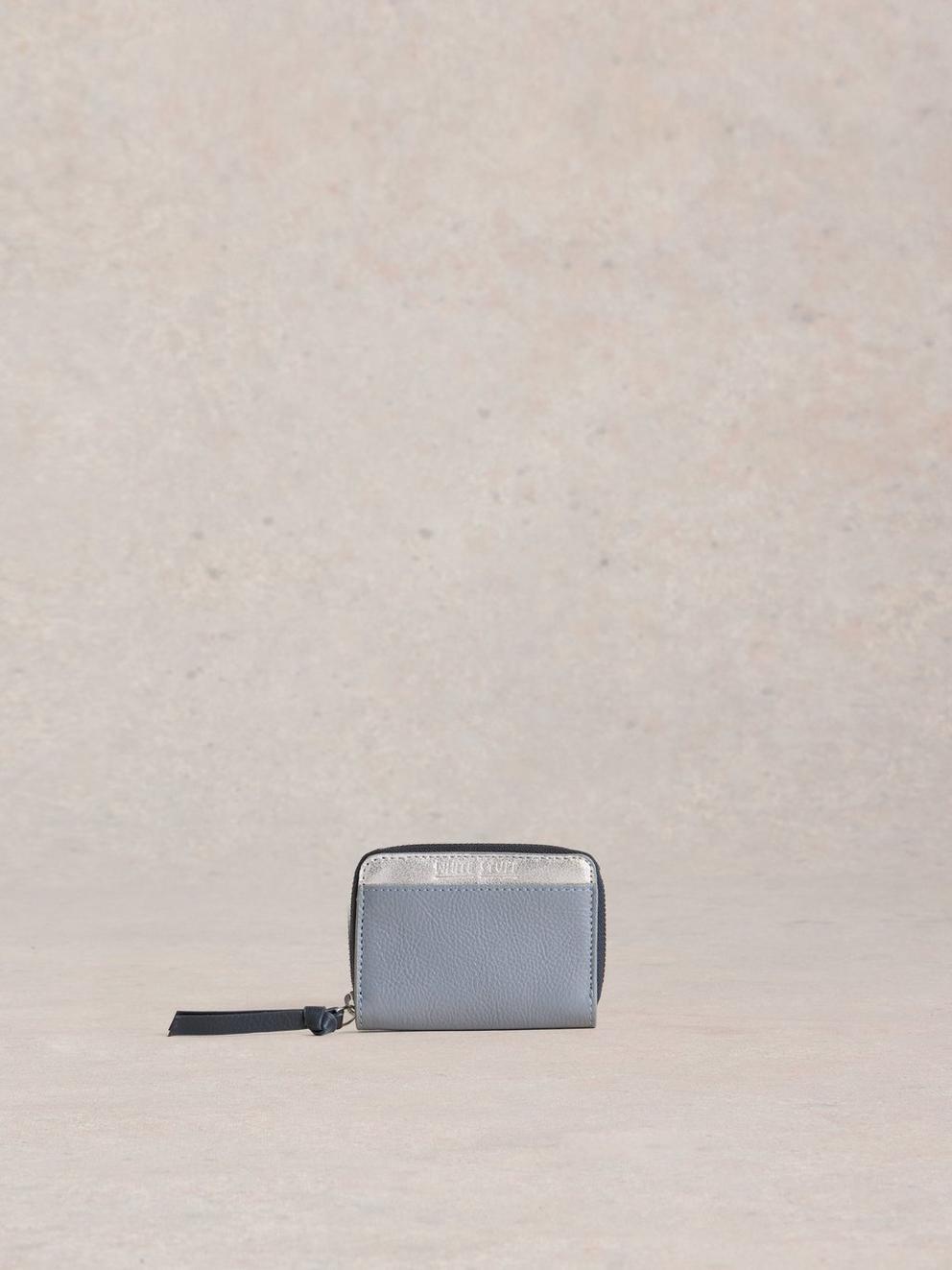 Cerys Zip Around Purse in BLUE MLT - LIFESTYLE
