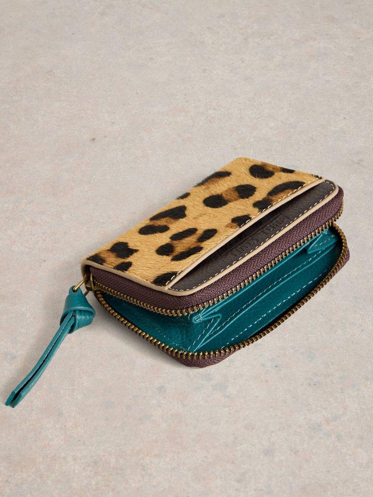 Cerys Zip Around Purse in BROWN MLT - FLAT DETAIL