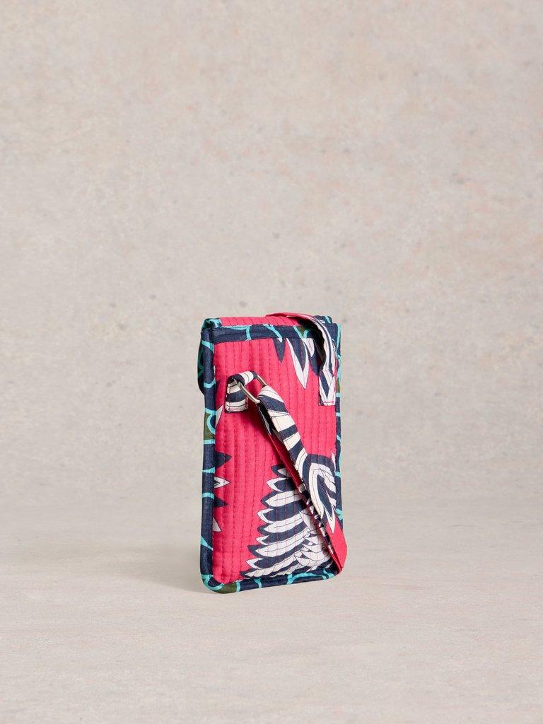 Coco Printed Phone Bag in PINK PR - FLAT BACK
