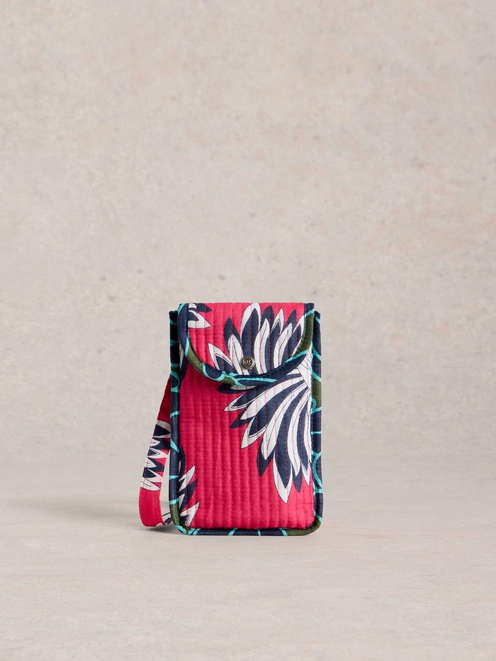 Coco Printed Phone Bag in PINK PR - LIFESTYLE