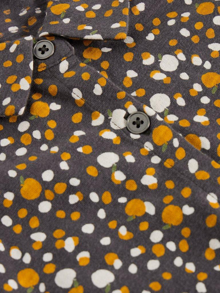 COSMIC SS JERSEY SHIRT in GREY PR - FLAT DETAIL