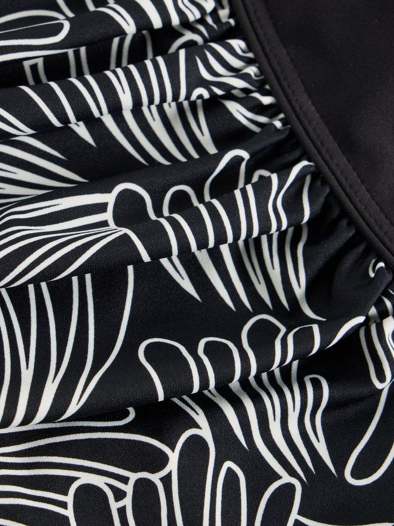 Splash Tankini Top in BLK MLT - FLAT DETAIL