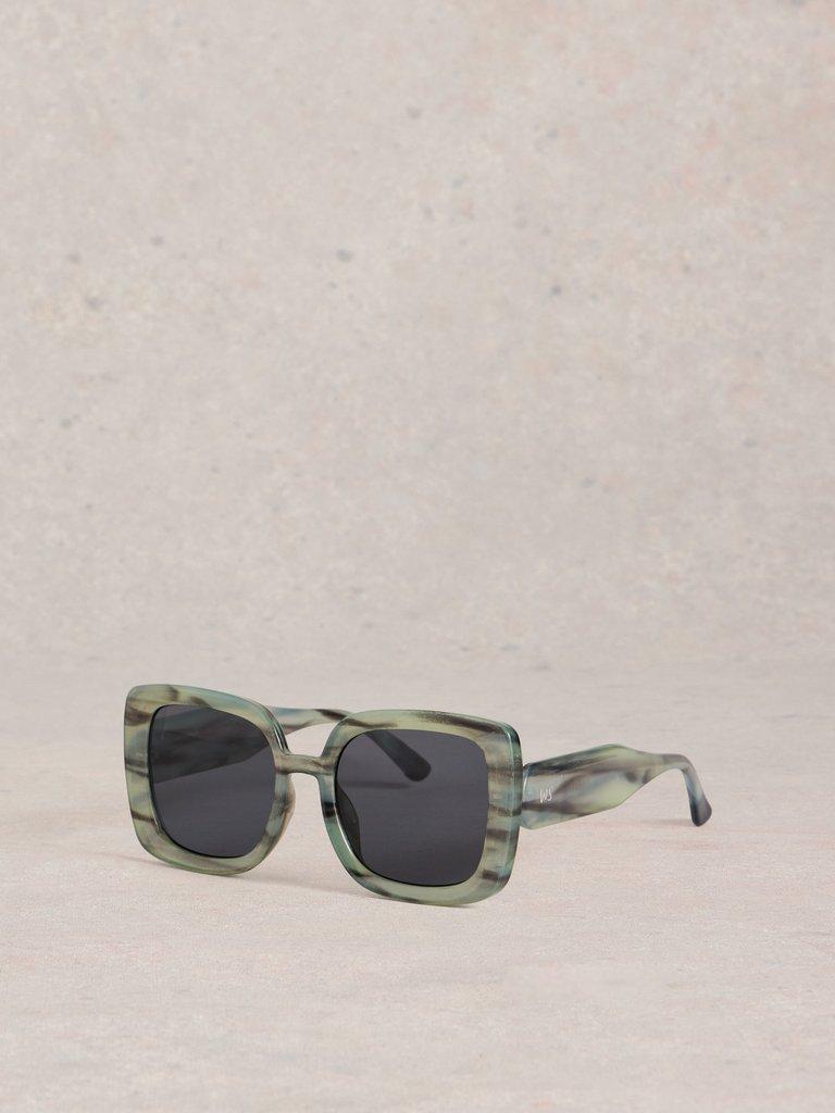 Oversized Square Sunglasses in BLUE MLT - LIFESTYLE