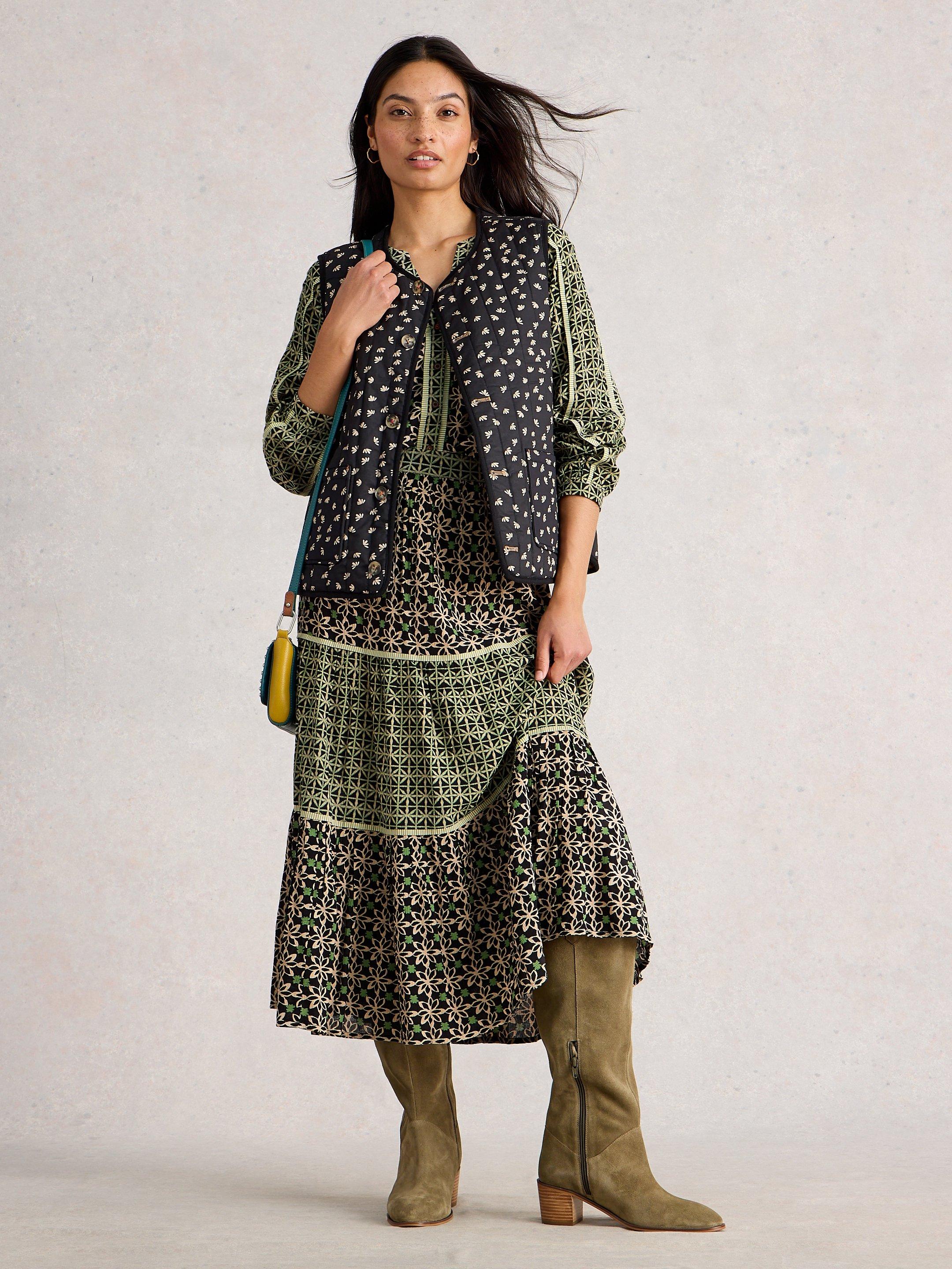 Mabel Mixed Printed Skirt