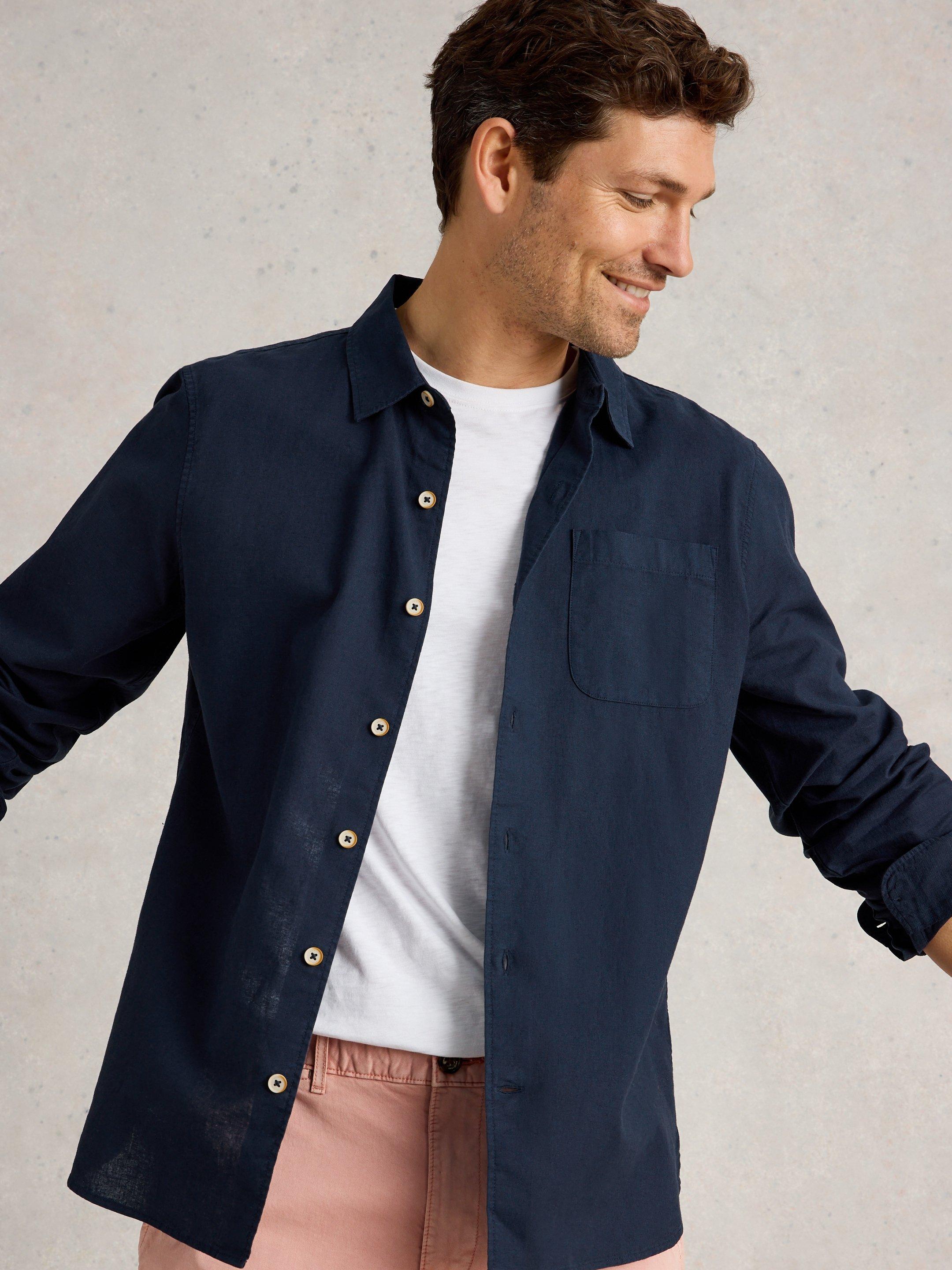 Ely Linen Cotton LS Shirt