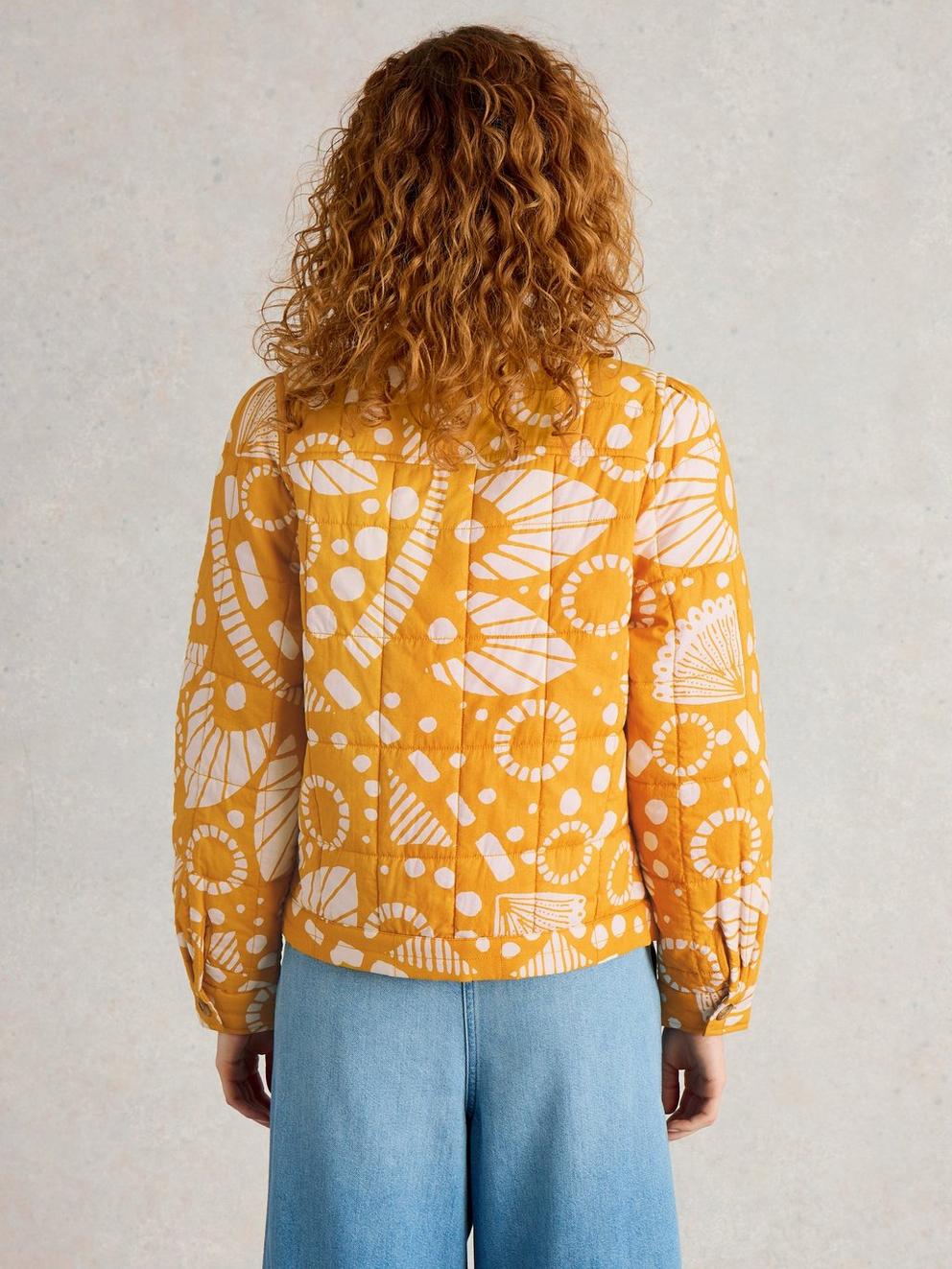 Arianne Cotton Jacket in CHART PR - MODEL BACK