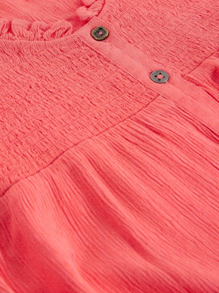 Deeba Shirt in BRT ORANGE - FLAT DETAIL