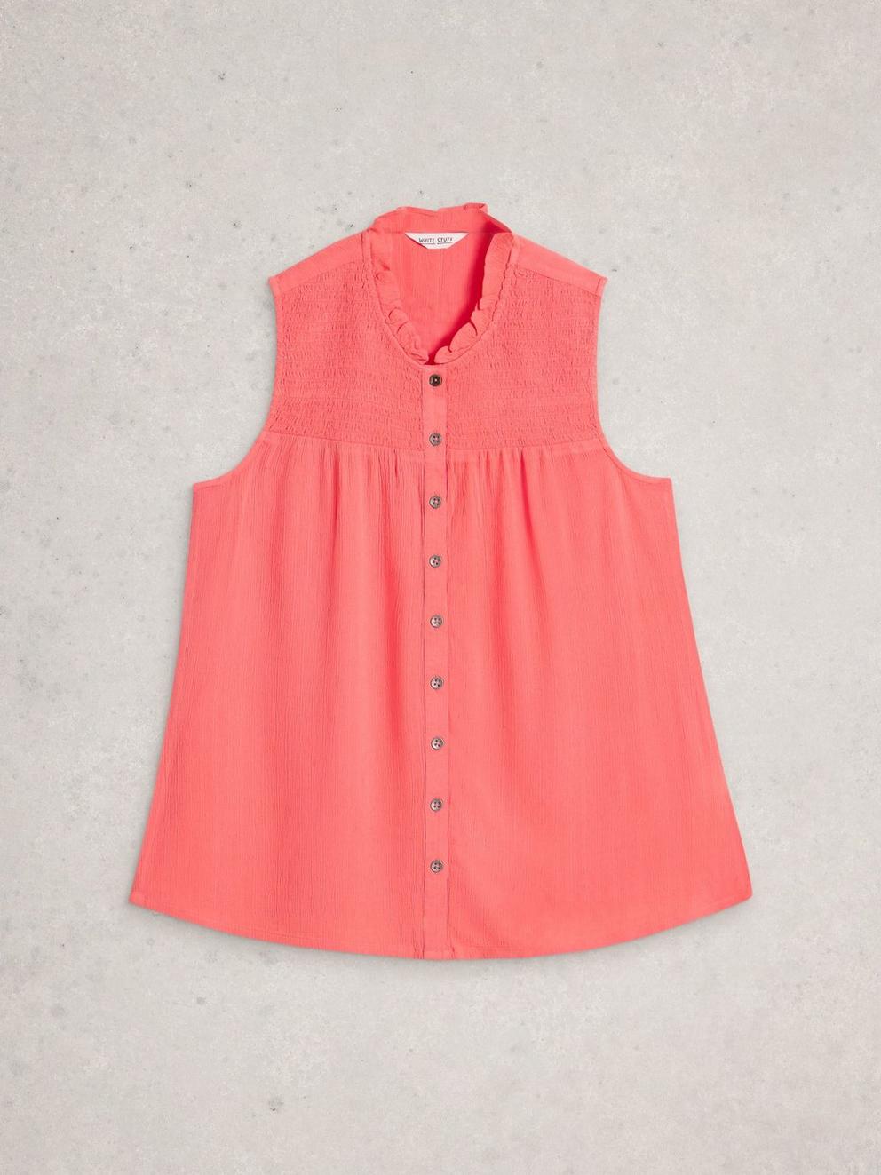 Deeba Shirt in BRT ORANGE - FLAT FRONT