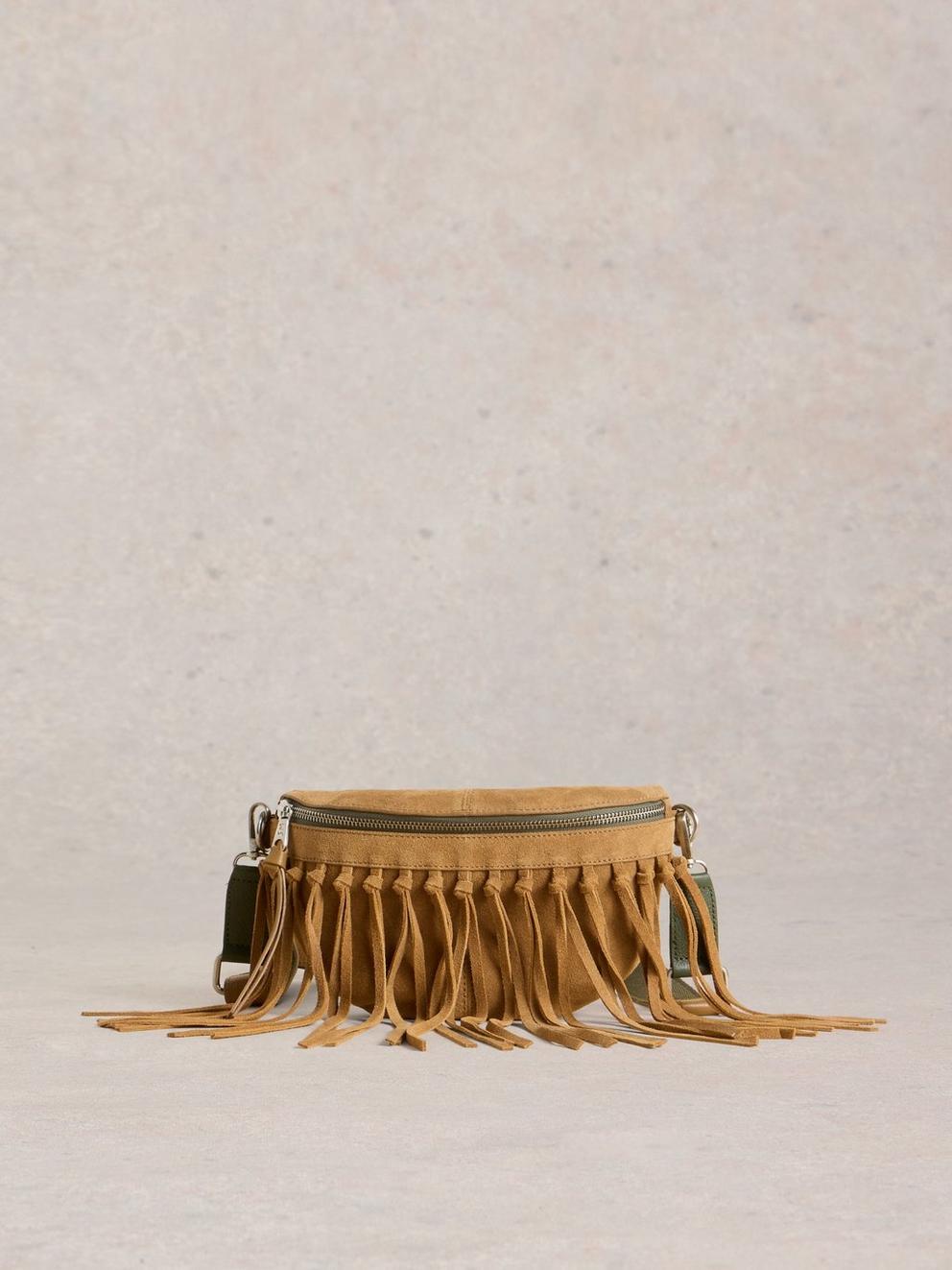 Mini Sebby Tassel Sling Bag in LIGHT TAN - LIFESTYLE