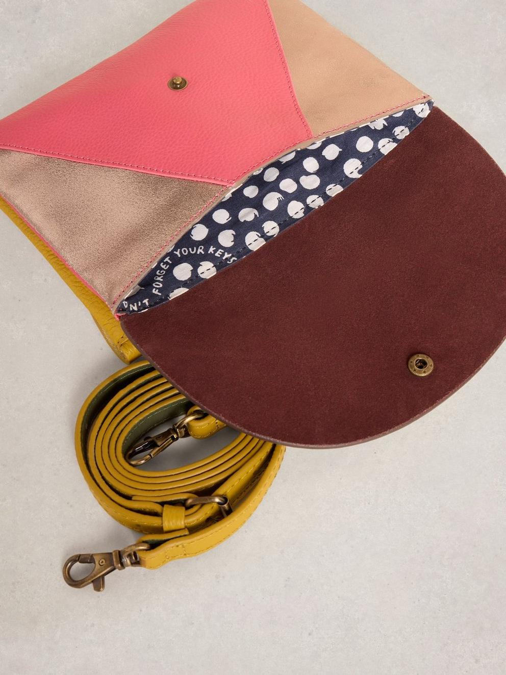 Coco Convertible Crossbody Bag in CHART MLT - FLAT DETAIL