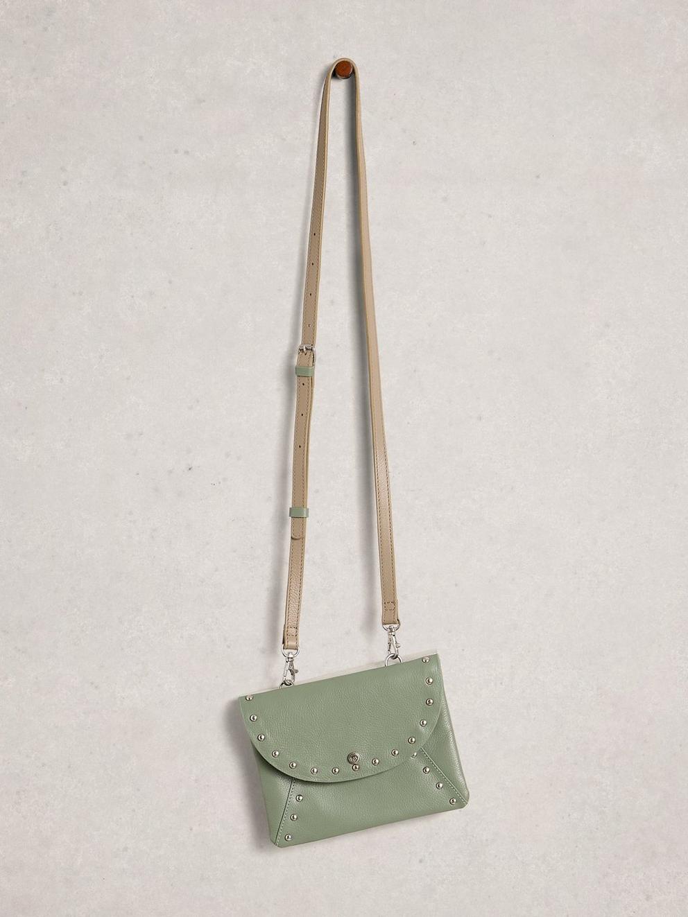 Coco Convertible Crossbody Bag in GREEN MLT - FLAT FRONT