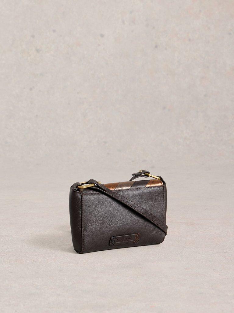 Tilly Crossbody Bag in BROWN MLT - FLAT BACK